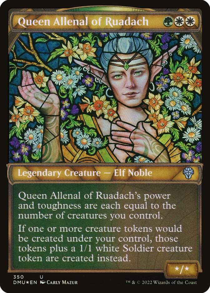 Queen Allenal of Ruadach card front