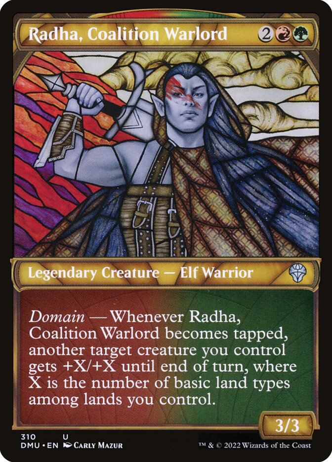 Radha, Coalition Warlord card front