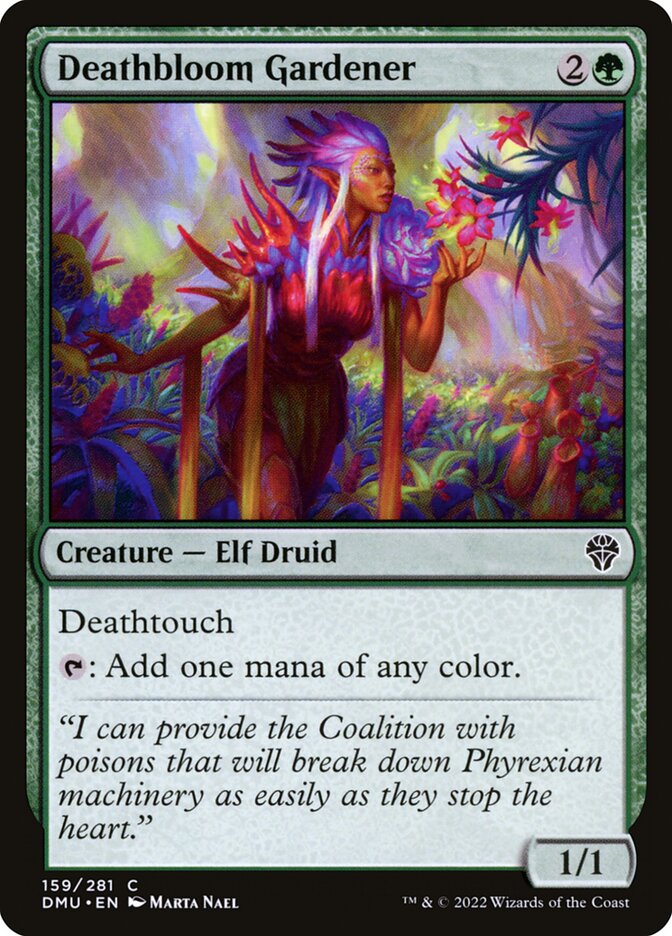 Deathbloom Gardener card front
