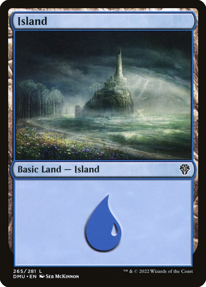 Island card front