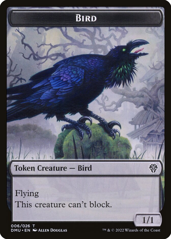 Bird card front