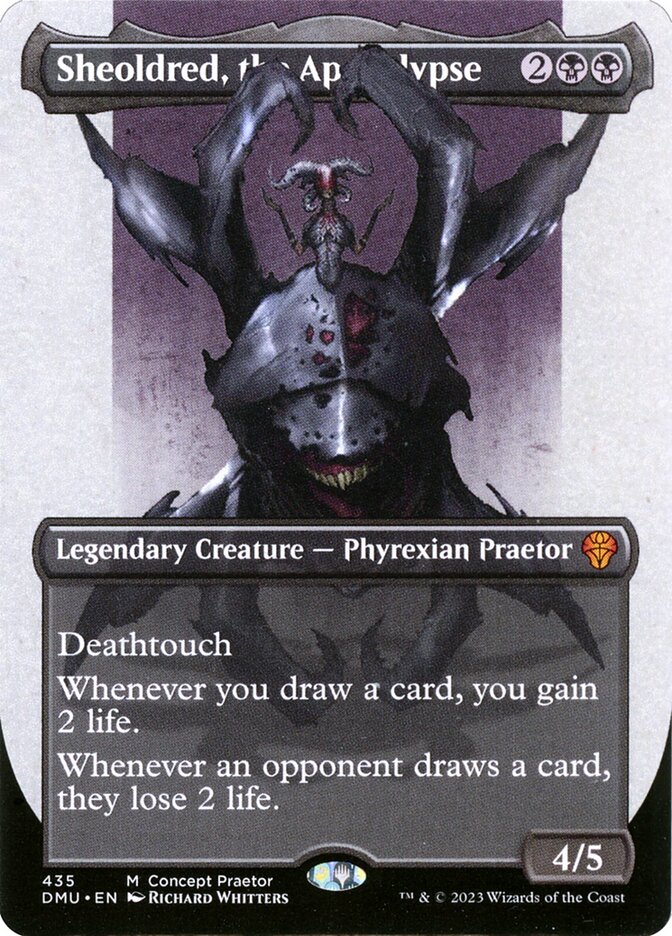 Sheoldred, the Apocalypse card front