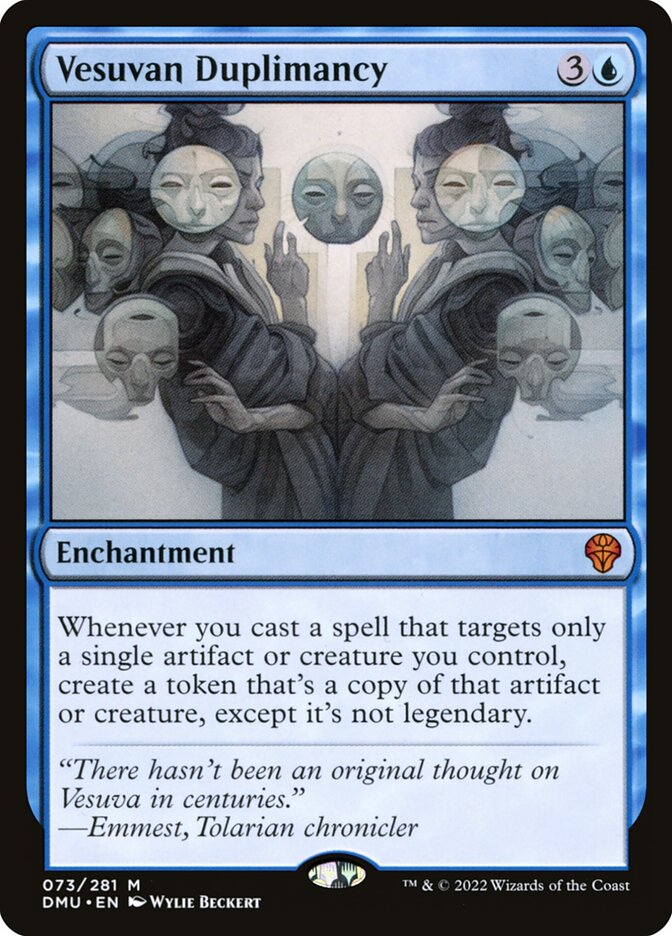 Vesuvan Duplimancy card front
