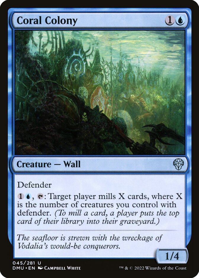 Coral Colony card front