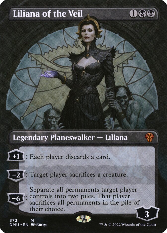 Liliana of the Veil card front