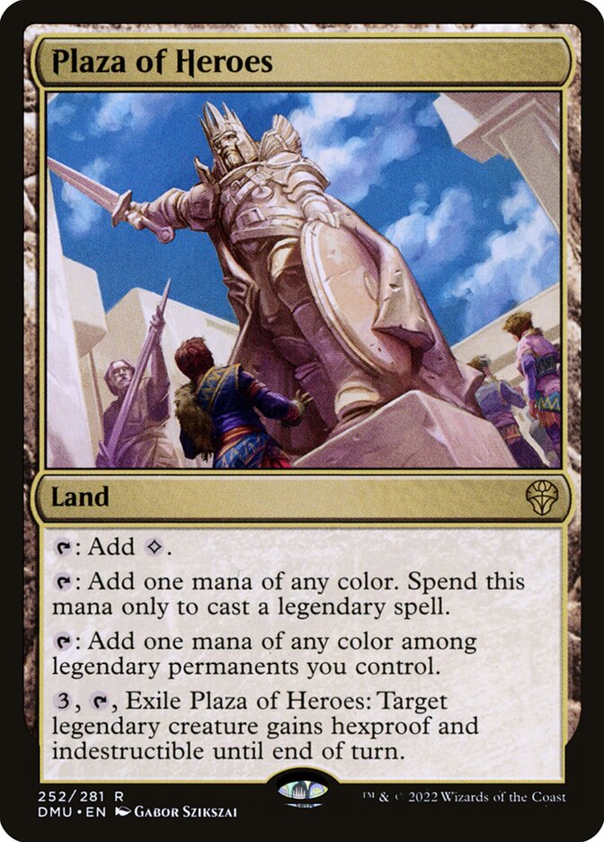 Plaza of Heroes card front