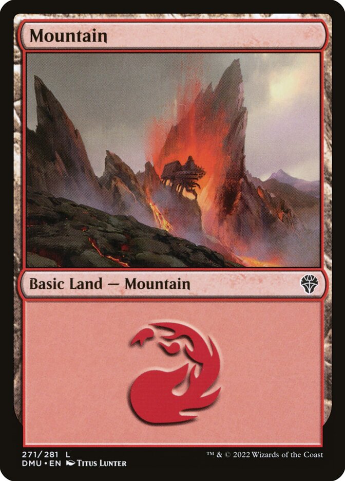 Mountain card front