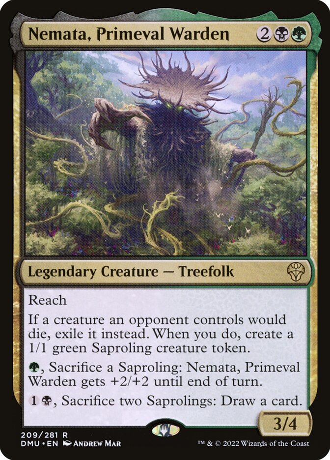 Nemata, Primeval Warden card front