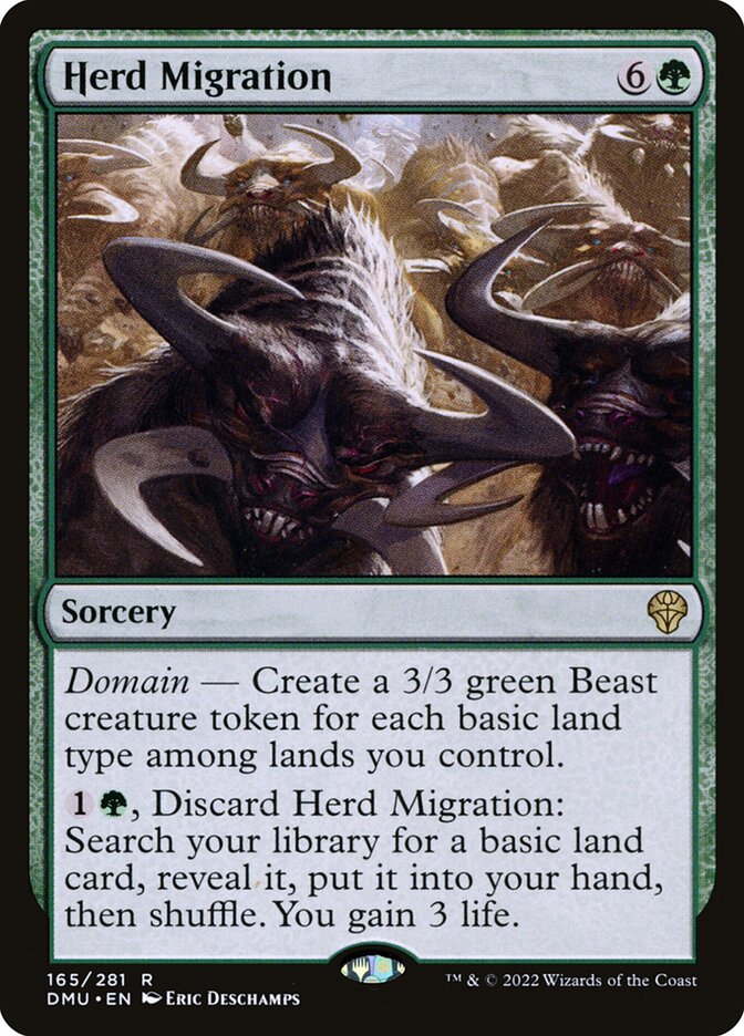 Herd Migration card front