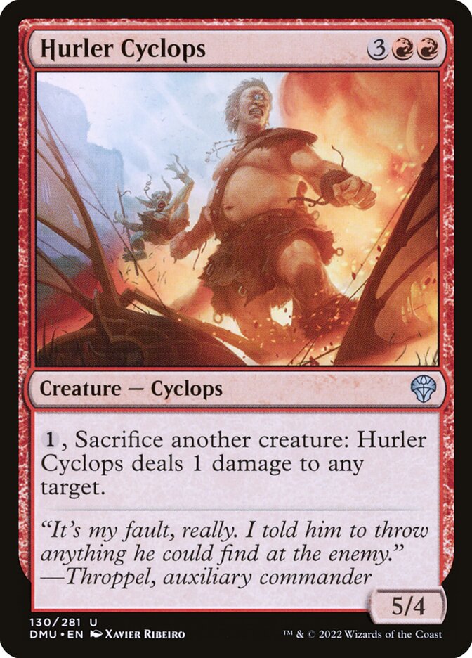Hurler Cyclops card front
