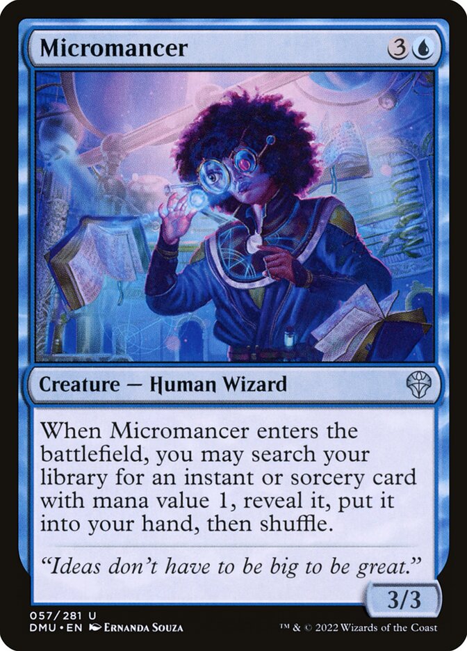 Micromancer card front