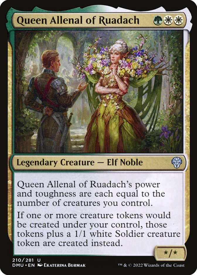 Queen Allenal of Ruadach card front