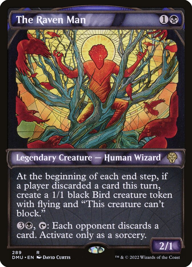 The Raven Man card front