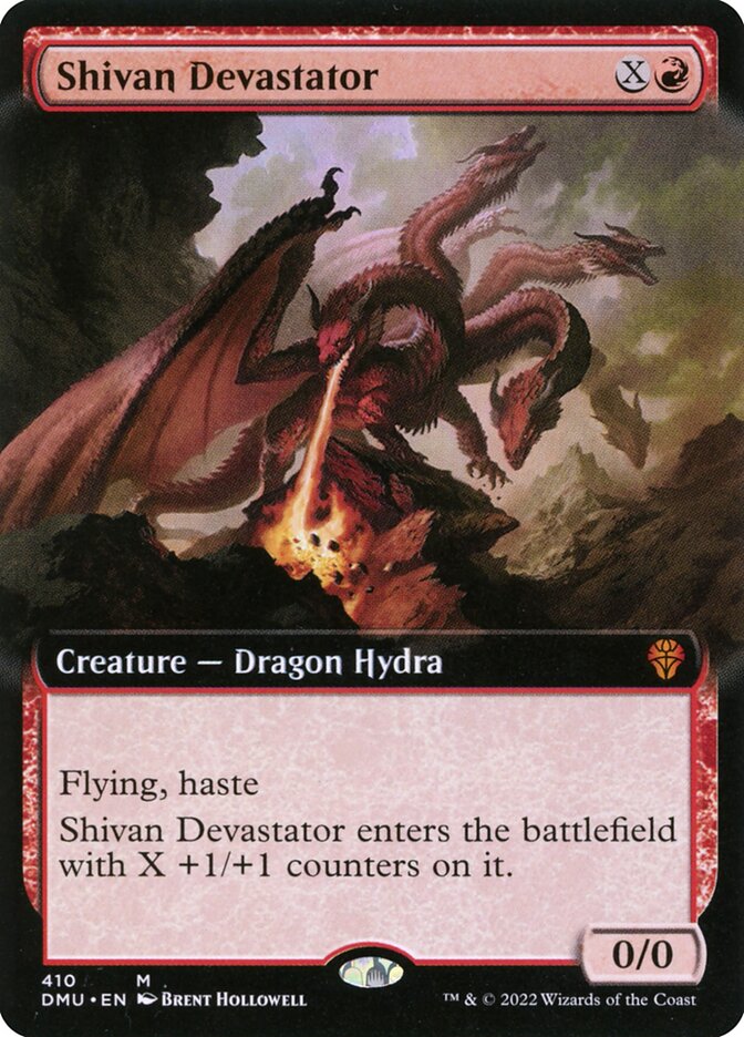 Shivan Devastator card front