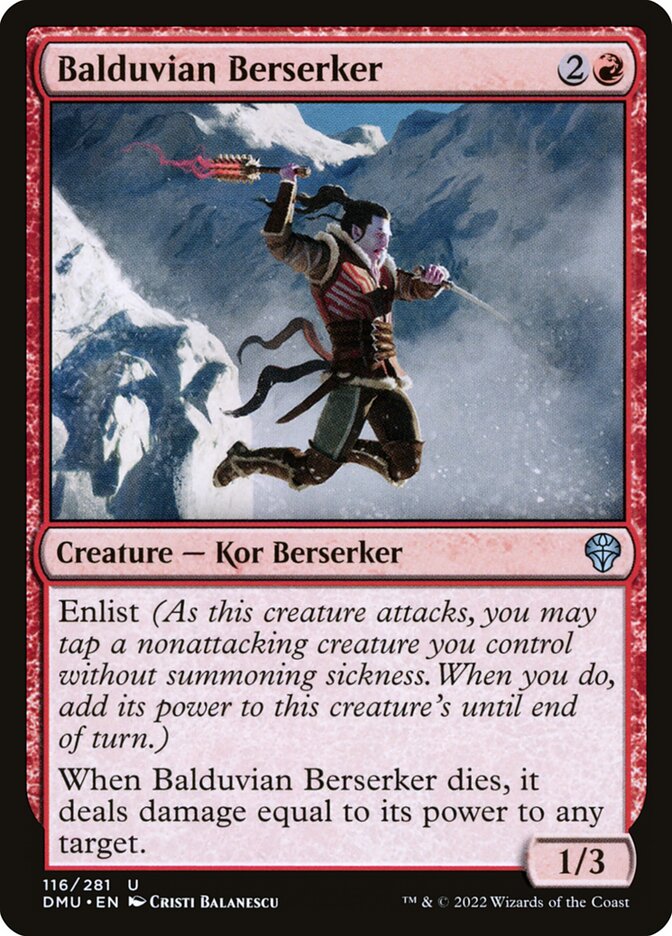 Balduvian Berserker card front