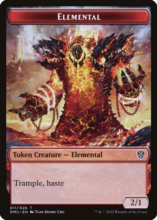 Elemental card front