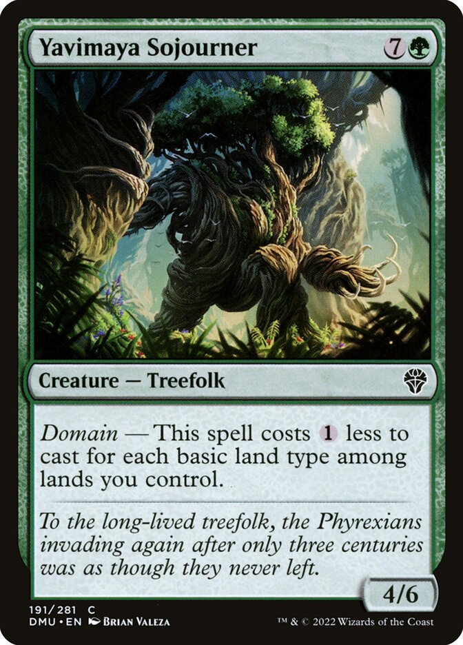 Yavimaya Sojourner card front