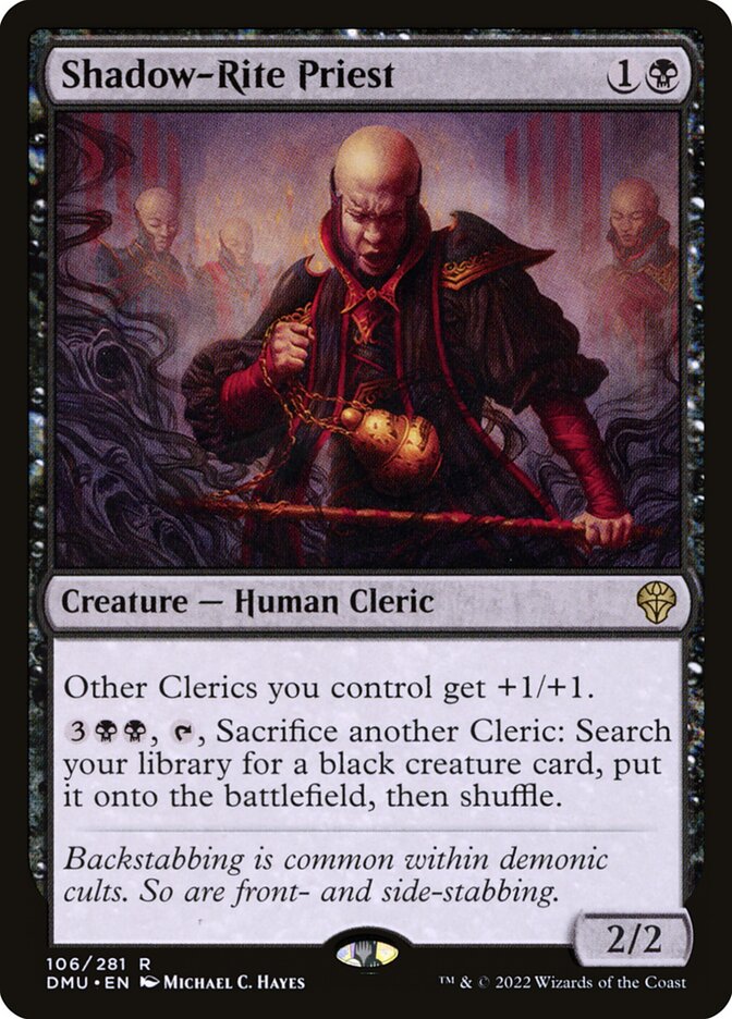 Shadow-Rite Priest card front