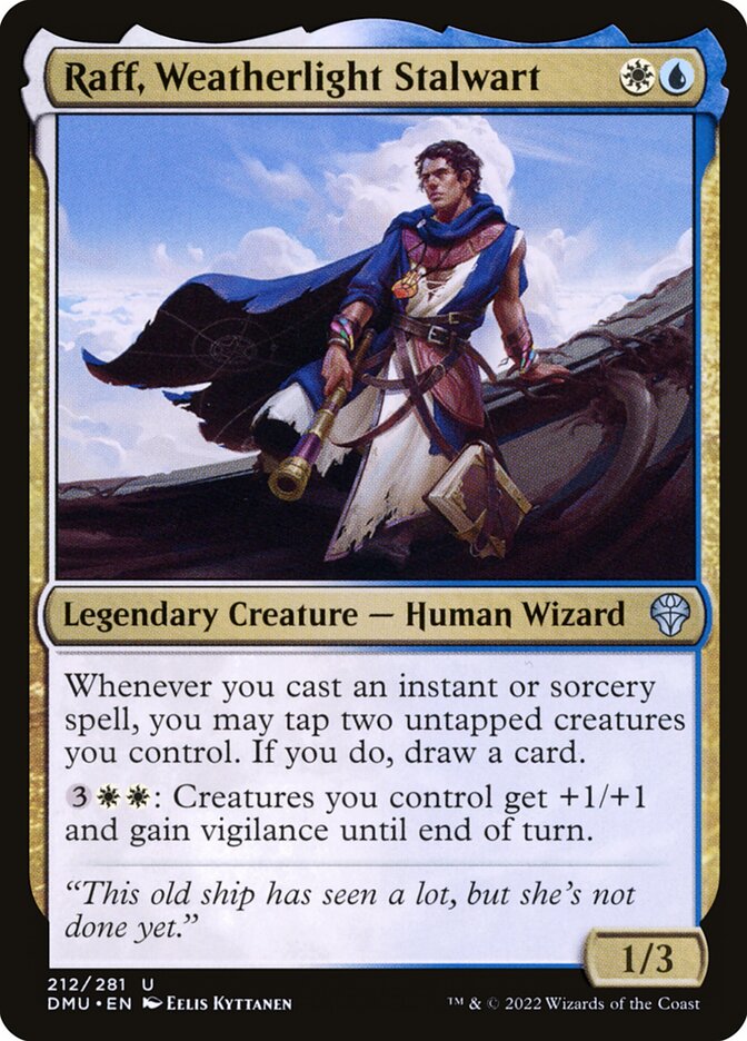 Raff, Weatherlight Stalwart card front
