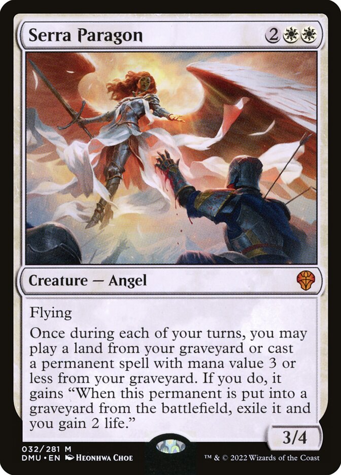 Serra Paragon card front