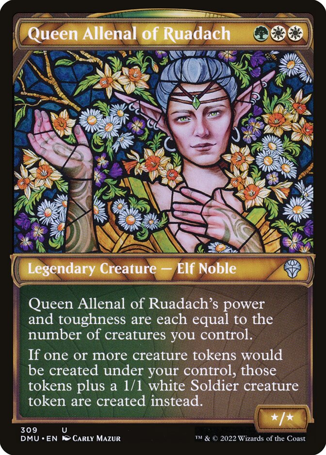 Queen Allenal of Ruadach card front