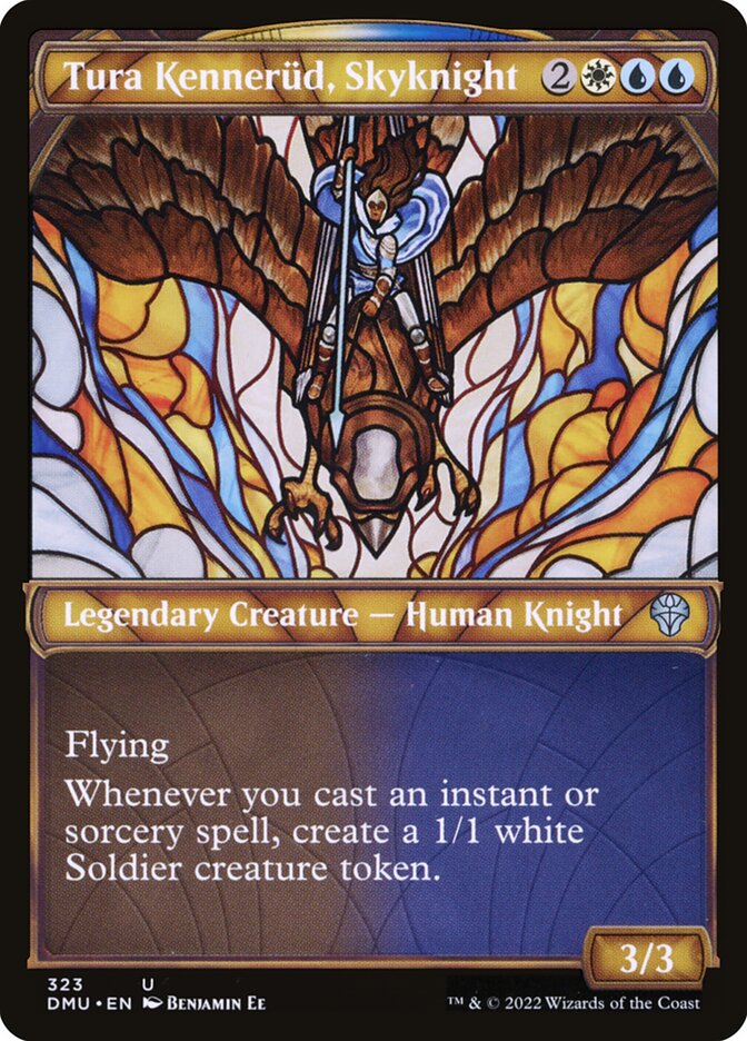 Tura Kennerüd, Skyknight card front