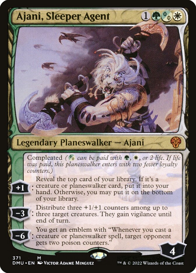 Ajani, Sleeper Agent card front