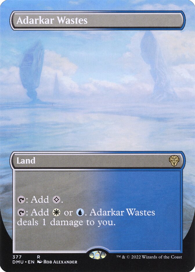 Adarkar Wastes card front