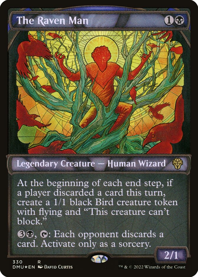 The Raven Man card front