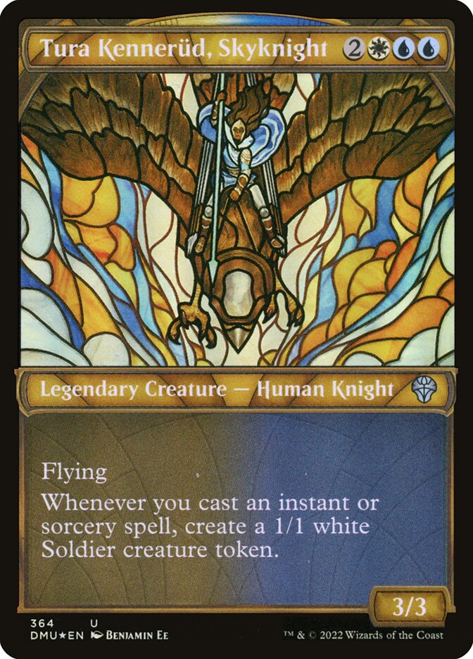 Tura Kennerüd, Skyknight card front