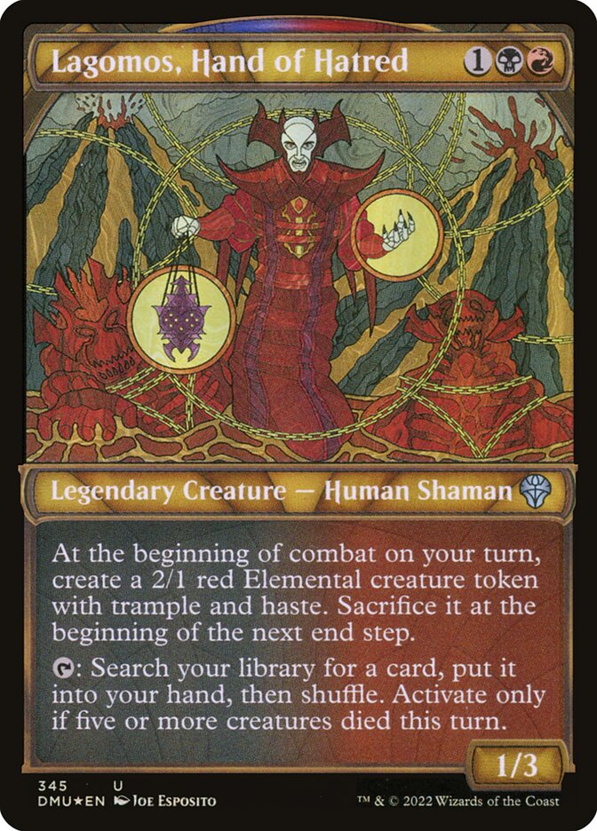Lagomos, Hand of Hatred card front