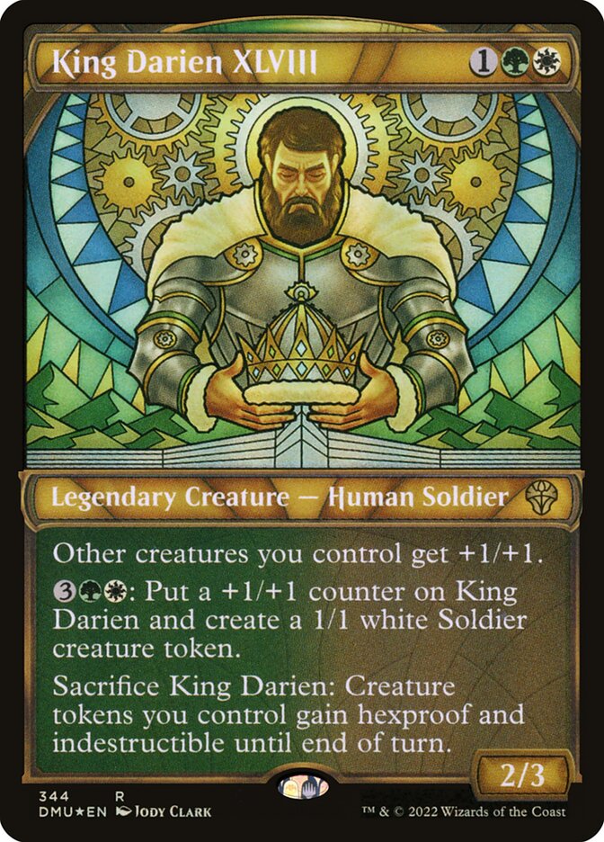 King Darien XLVIII card front