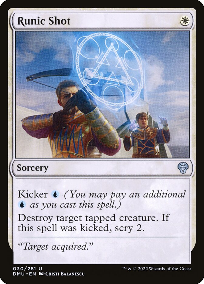 Runic Shot card front
