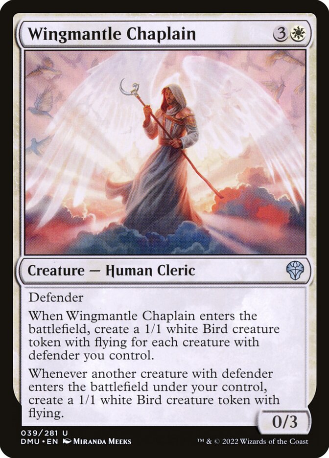 Wingmantle Chaplain card front