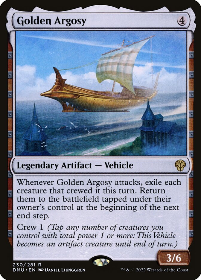Golden Argosy card front