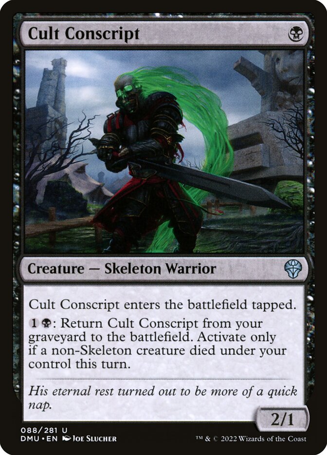 Cult Conscript card front