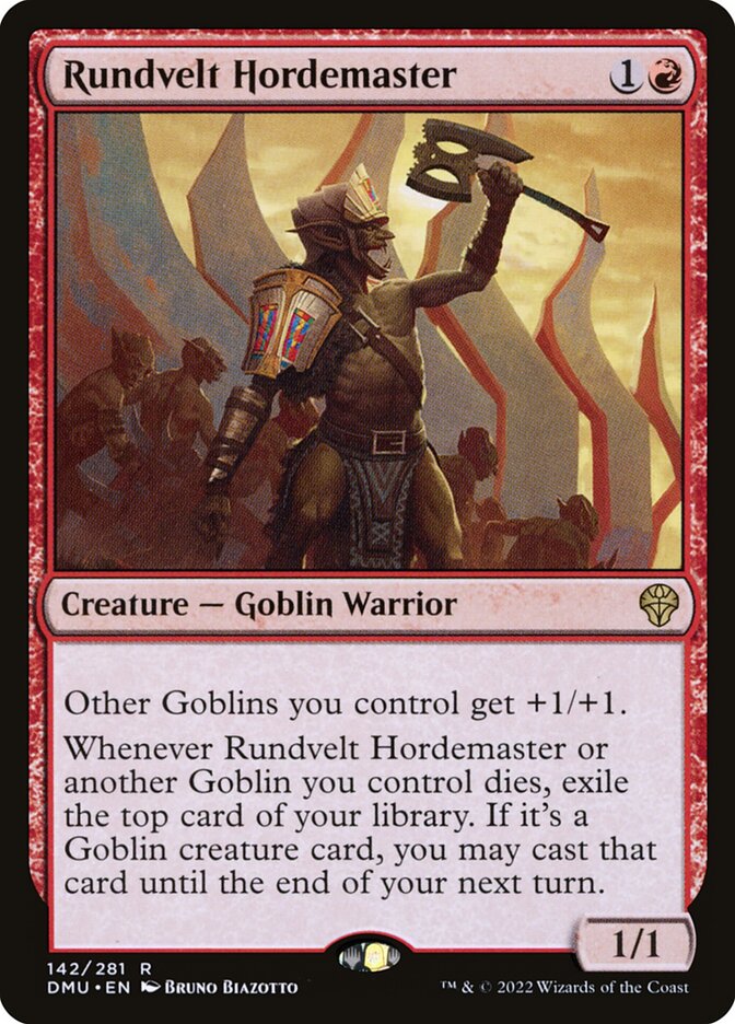 Rundvelt Hordemaster card front