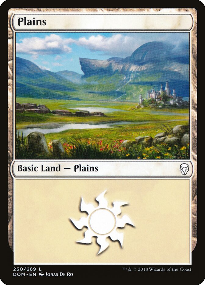 Plains card front