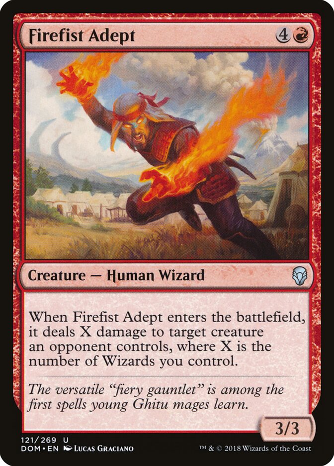 Firefist Adept card front