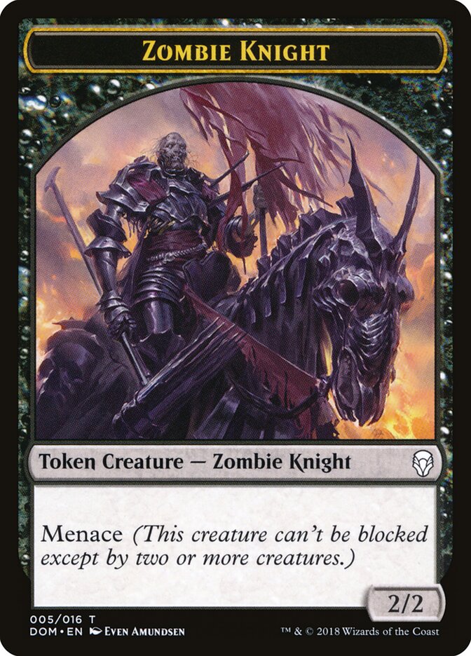 Zombie Knight card front