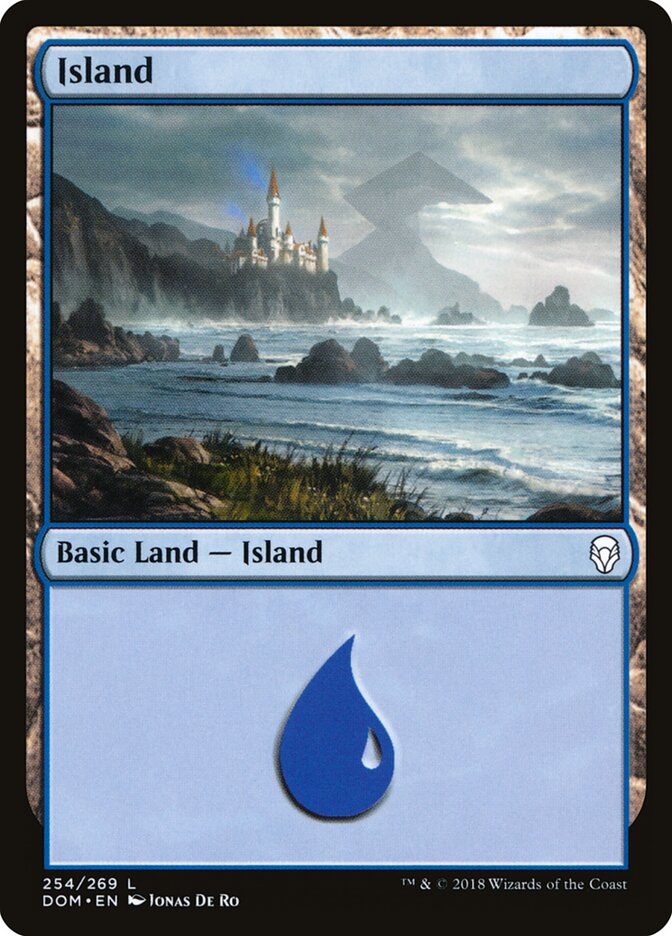 Island card front