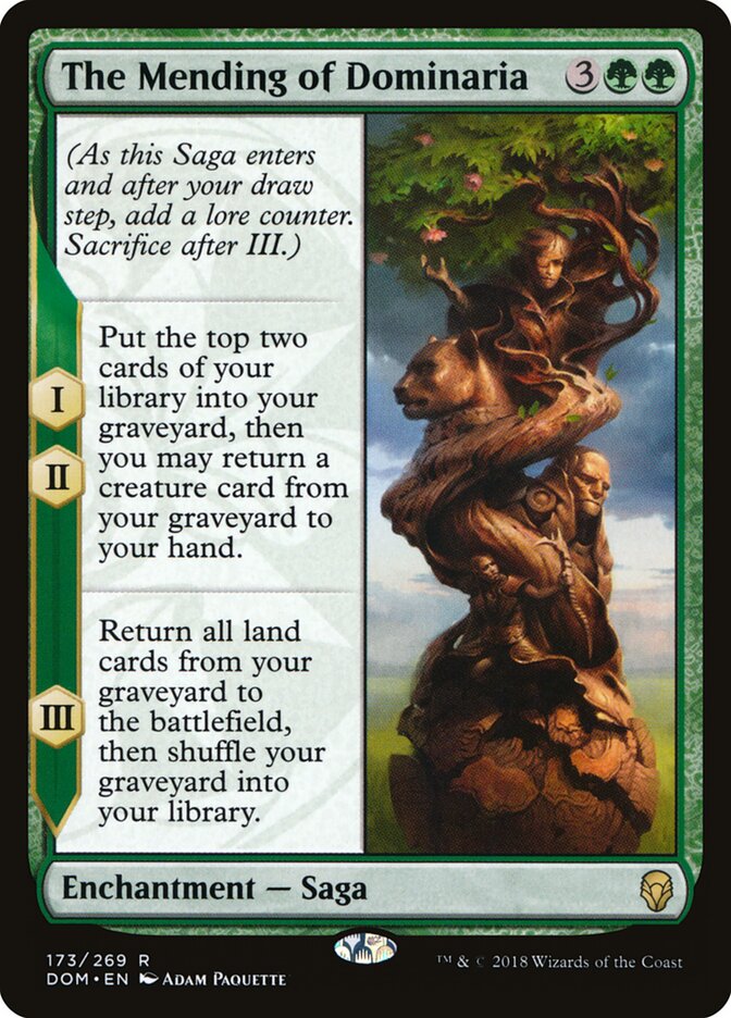 The Mending of Dominaria card front