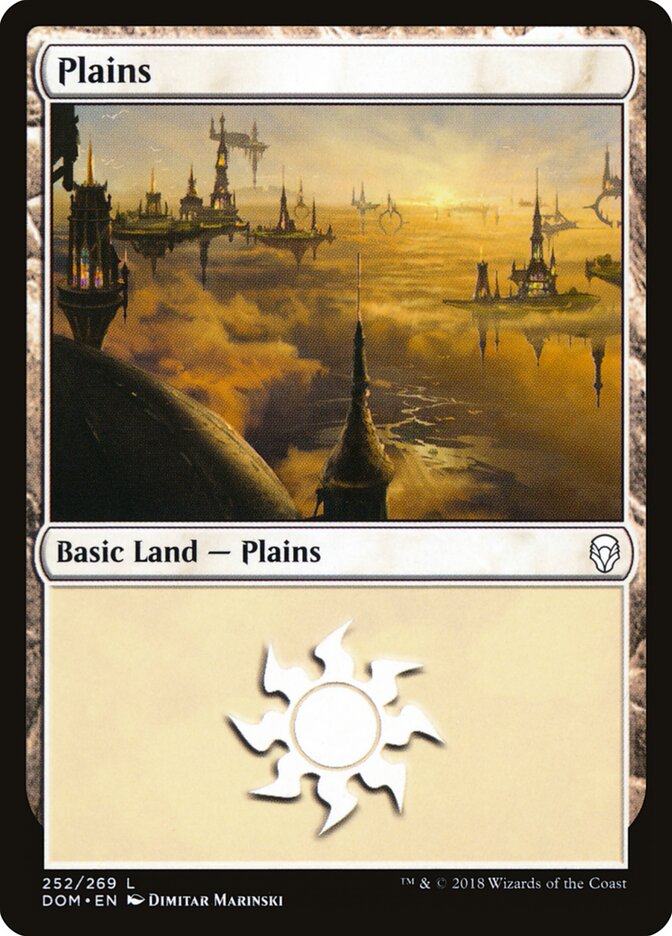 Plains card front