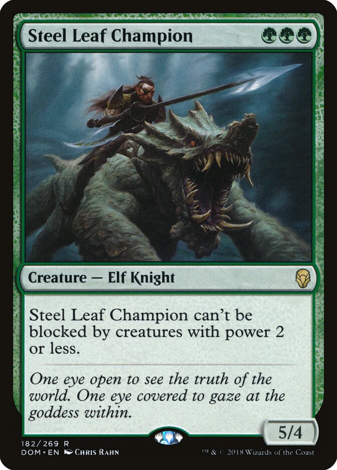 Steel Leaf Champion card front