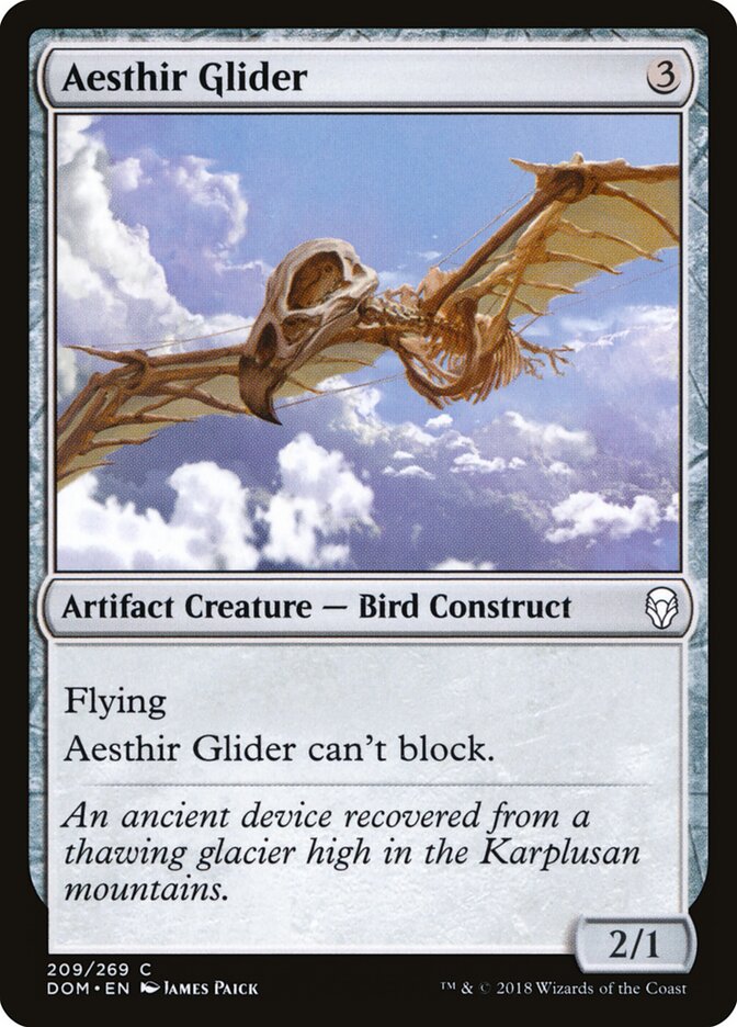 Aesthir Glider card front