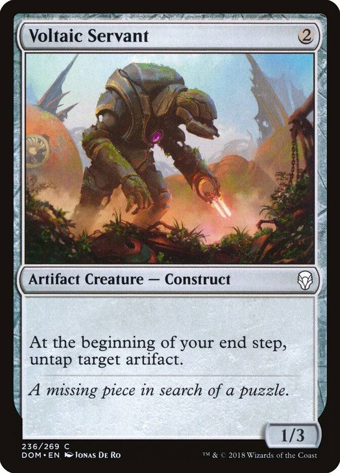 Voltaic Servant card front