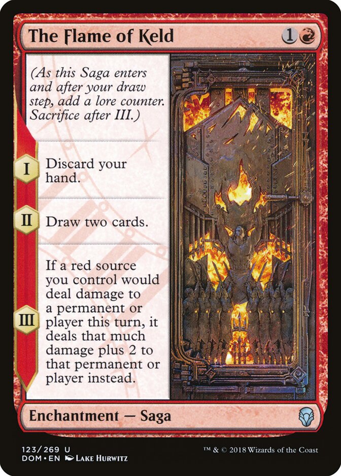 The Flame of Keld card front