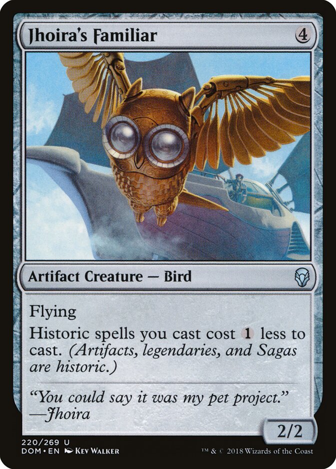 Jhoira's Familiar card front