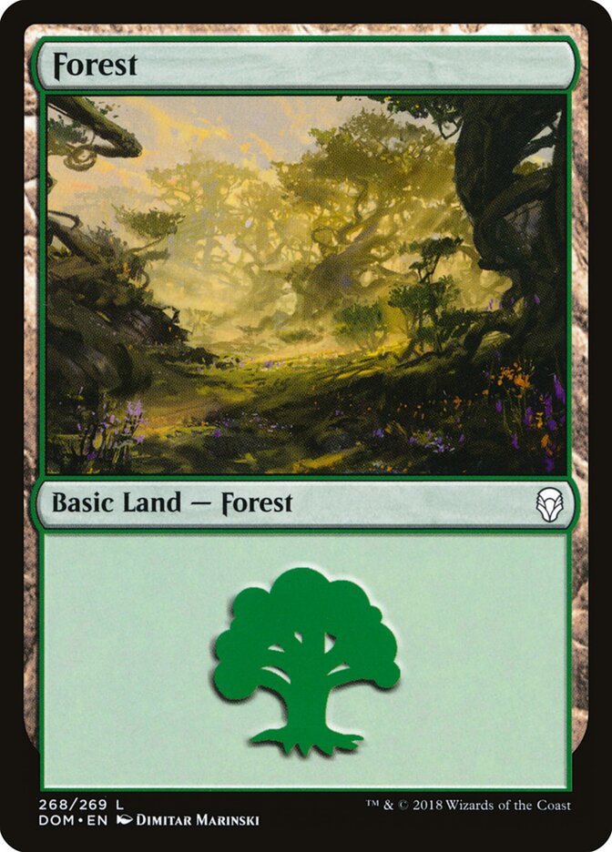Forest card front