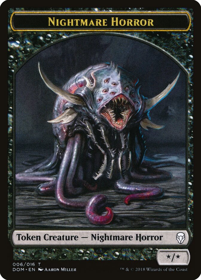 Nightmare Horror card front